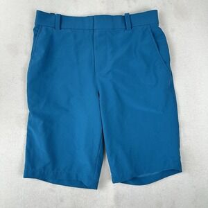 Nike Dri-Fit Golf‎ Short Men 30 Blue Standard Fit Chino Flat Front